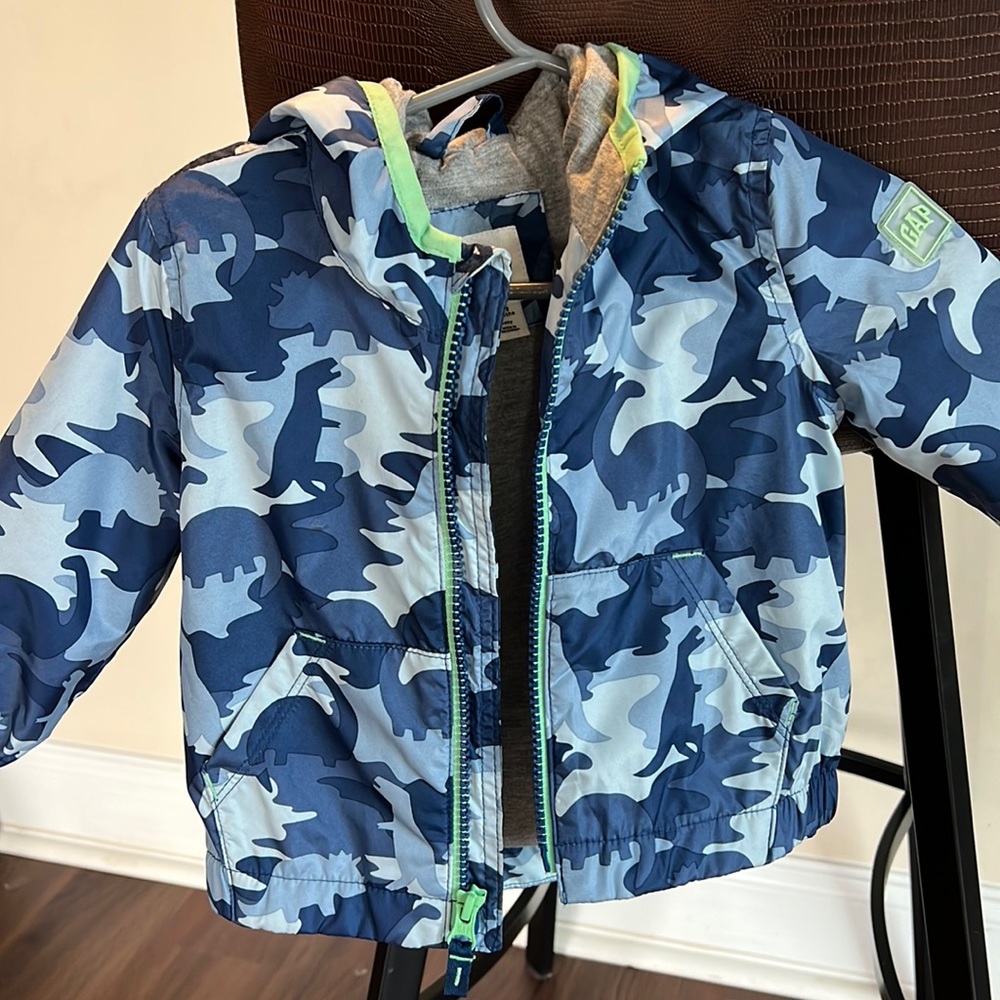 Blue Camo Boy Jacket